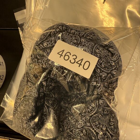 J. Jill Skirt Womne L Large Black Geometric Maxi Long Rayon Pull On Mid Rise - Picture 7 of 7